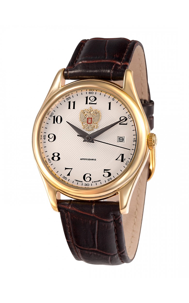 1499861/300-8215 russian Men's watch механический automatic wrist watches Slava "Premier" logo Герб РФ  1499861/300-8215